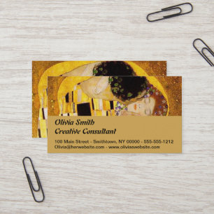Carte De Visite Gustav Klimt La Peinture Classique Du Kiss