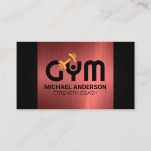 Carte De Visite Gym Flex Kettle Bell Logo Fitness