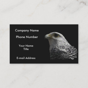 Carte De Visite Gyrfalcon arctique