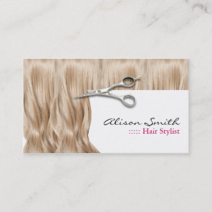Carte De Visite Hair Stylist Business Card