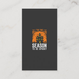 Carte De Visite Halloween C'est La Saison Pour être Effrayant Desi
