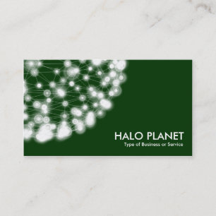 Carte De Visite Halo Planet - Vert foncé