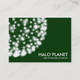 Carte De Visite Halo Planet - Vert foncé