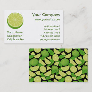 Carte De Visite Halte Lime