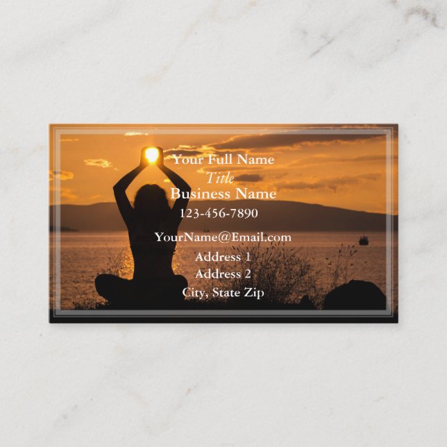 Carte De Visite HAMbyWG Yoga ou spécialiste en santé mentale (Devant)