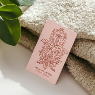 Carte De Visite Hamsa   Rust Wellness massage spa yoga holistique
