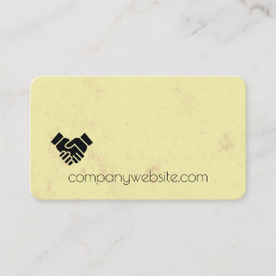 Carte De Visite Handshake Corporate