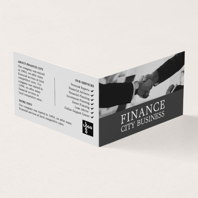 Carte De Visite Handshake, Logo de l'entreprise/Photo, Affaires &  (Extérieur)