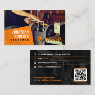Carte De Visite Handy Man   Construction   Entrepreneur