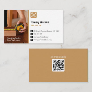 Carte De Visite Handy Man | Construction | Entrepreneur