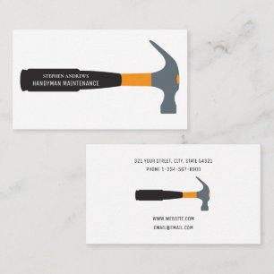 Carte De Visite Handyman Maintenance Professionnelle Réparations à