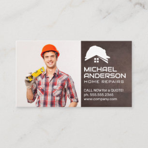 Carte De Visite Handyman souriant