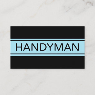 Carte de visite Handyman Stripe