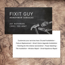 Handyman Tools, Home Improvement Rustique Business