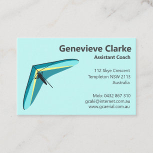 Carte De Visite Hang Gliding