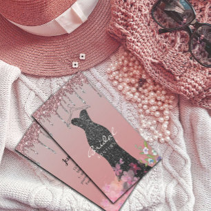 Carte De Visite Hanger de tissu robe de mode boutique Parties scin