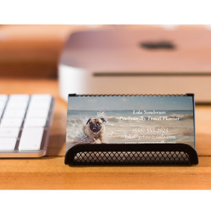 Carte De Visite Happy Carlin at the Beach personnalisable