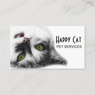 Carte De Visite Happy Cat élégant, unique personnalisable