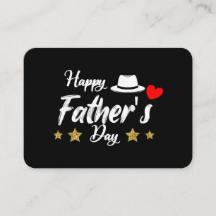 Carte De Visite Happy Fête des pères 2025 Tshirt pour hommes papa