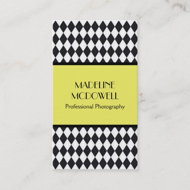 Carte De Visite Harlequin (Devant)