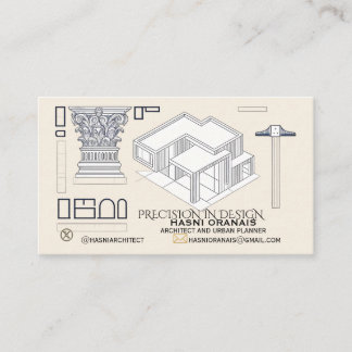 Carte De Visite Harmonie Architecturale – La Précision Rencontre l