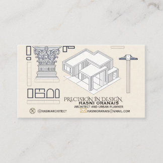 Carte De Visite Harmonie Architecturale – La Précision Rencontre l