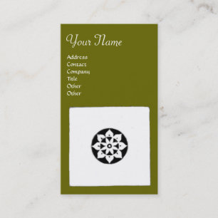 Carte De Visite HARMONIE FLORENTINE RENAISSANCE, vert