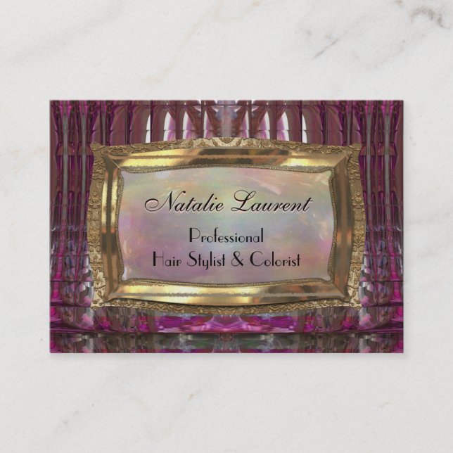 Carte De Visite Harperglam Pearl Professionnel (Devant)