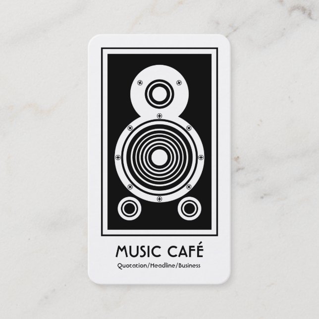 Carte De Visite Haut-parleur (Devant)