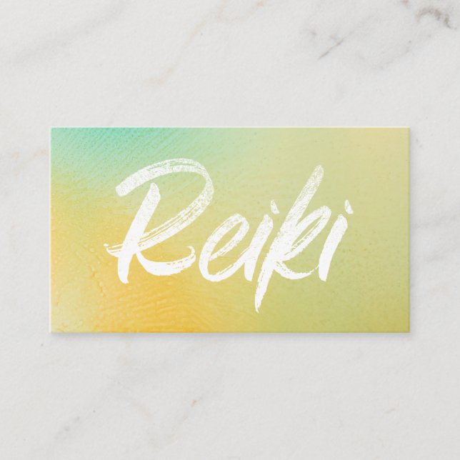Carte De Visite *~* Healing Energy Reiki Master Reiki Praticien (Devant)