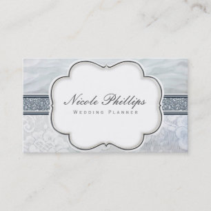 Carte de visite Heavenly Ruffles & Lace Wedding Ch