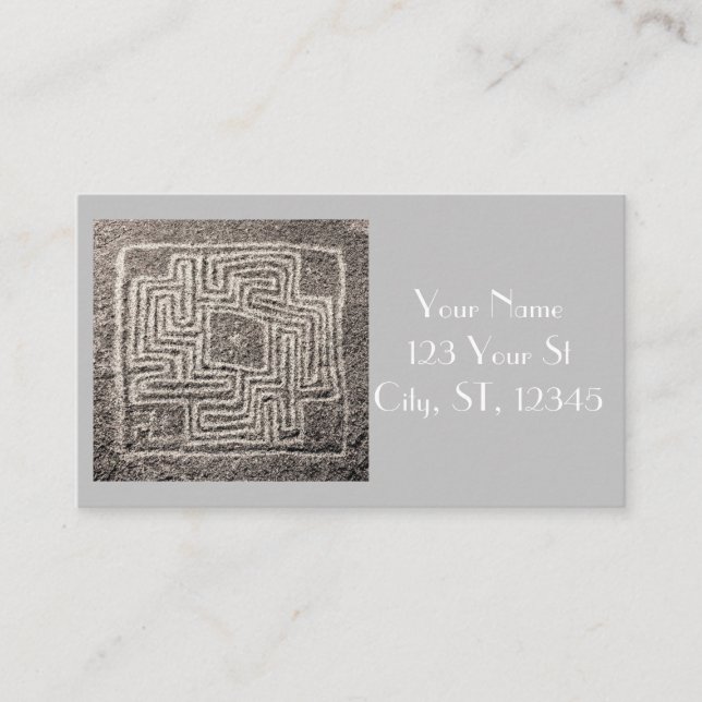 Carte De Visite Hemet Maze Pierre Thunder_Cove (Devant)