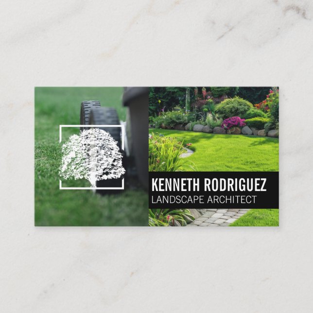 Carte De Visite Herbe coupante | Jardin de Jardin de Back (Devant)