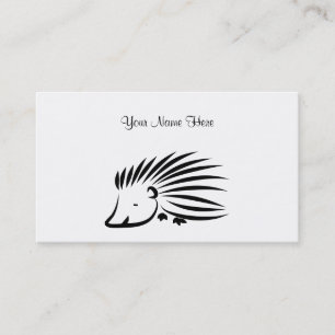 Carte De Visite Hérisson, votre nom ici