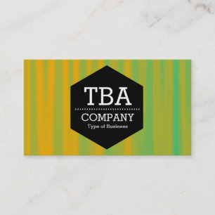 Carte De Visite Hexagon noir - Abstrait 090716(05)