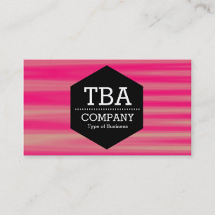 Carte De Visite Hexagon noir - Abstrait 090716(07)