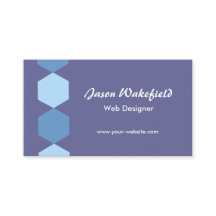 Hexagons bleus