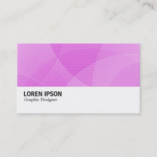 Carte De Visite Hi-Phi - 0173 - Courbes - Violet