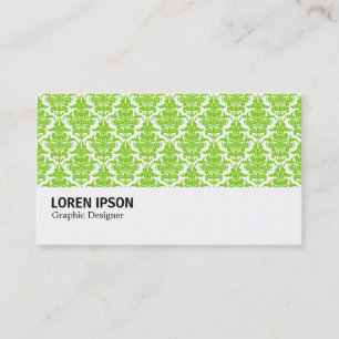 Carte De Visite Hi-Phi - 0232 Martian Green Damask