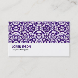 Carte De Visite Hi-Phi - 062 - Damask Violet foncé