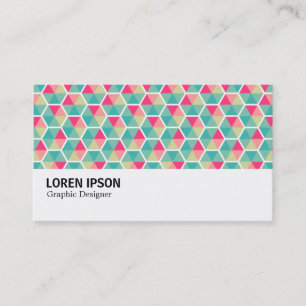 Carte De Visite Hi-Phi - Hexagon Motif 02