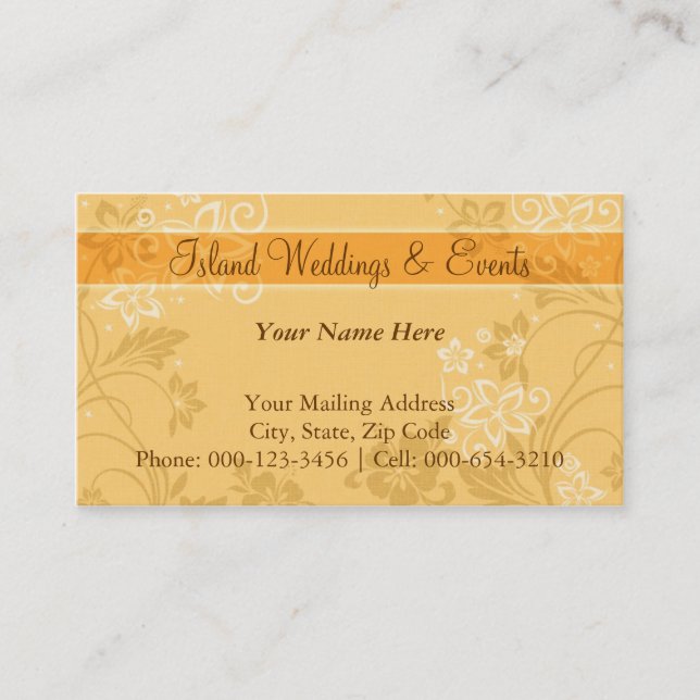 Carte De Visite hibiscus motif.org ~ bc (Devant)