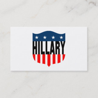 Carte De Visite hillary clinton étoiles et rayures