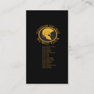 Carte De Visite Histoire antique - Alexandre grand tour du monde
