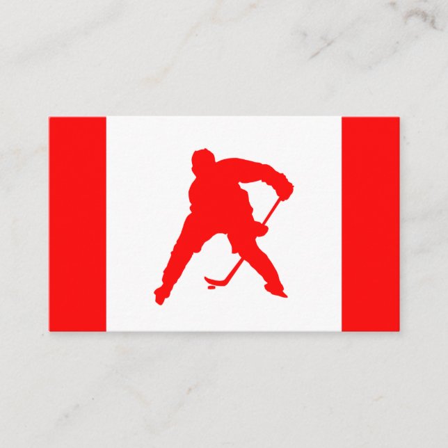 Carte De Visite Hockey Canada (Devant)