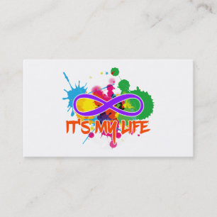 Carte De Visite holiES - Lemniscate - C'est ma vie Splashes