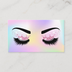 Carte De Visite Hologramme de l'artiste peintre de maquillage Crow