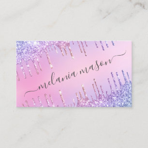 Carte De Visite Holographie Parties scintillant Drives Maquillage 