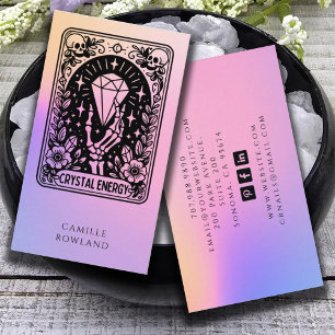 Carte De Visite Holographique Crystal Healer