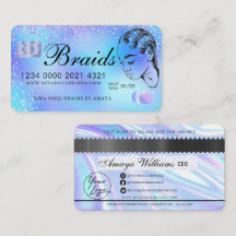 Holographique de luxe Holographique cheveux tressa